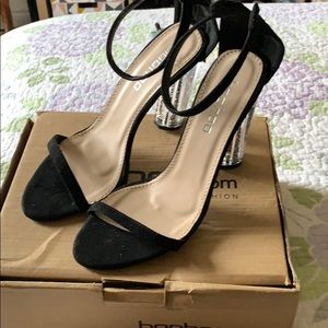 Boohoo Alora Clear Heel Sandal